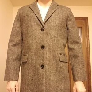 Express lined houndstooth topcoat NWOT